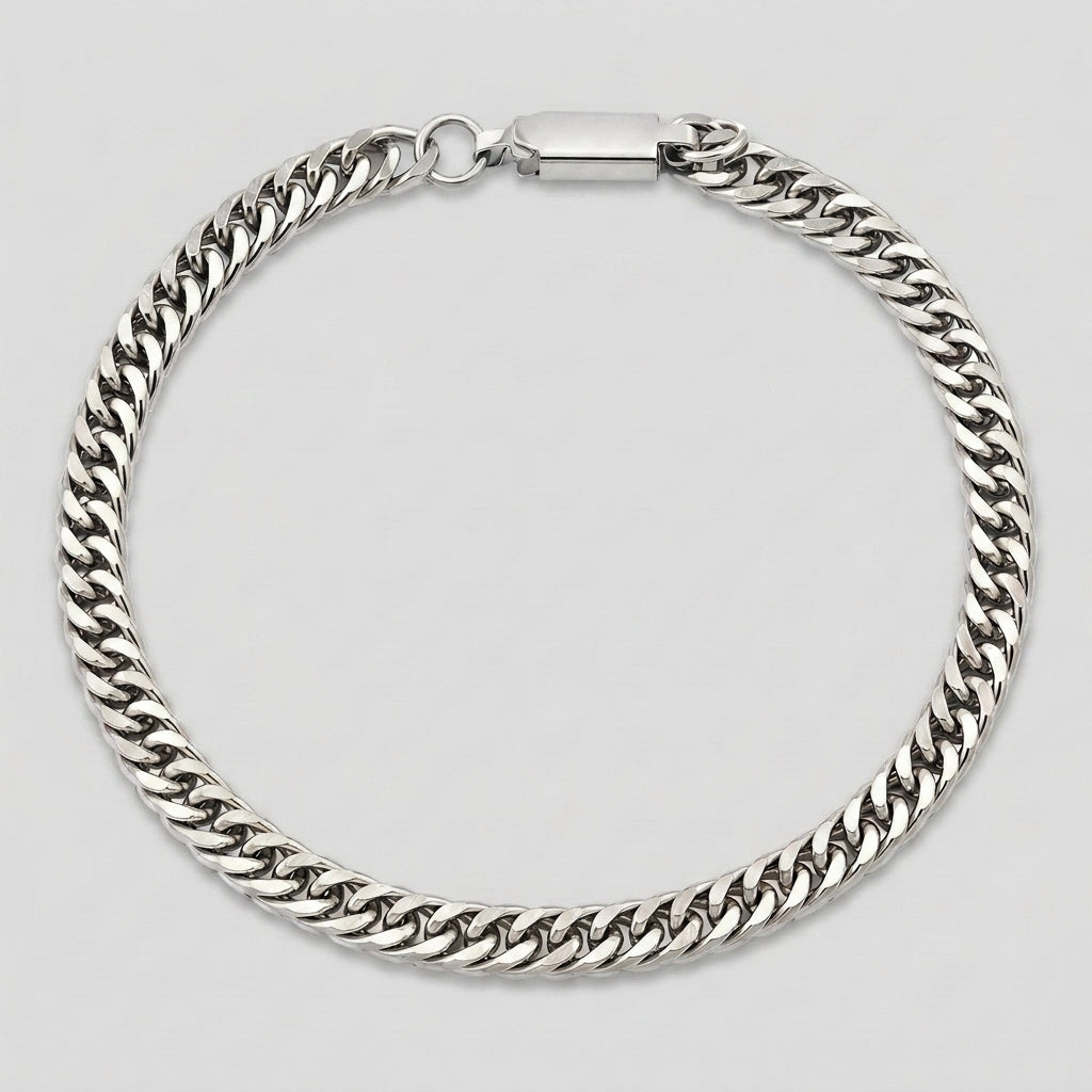 Pulseira Masculina Elo Grumet com Fecho Gaveta 21cm