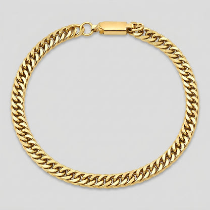 Pulseira Masculina Elo Grumet com Fecho Gaveta 21cm